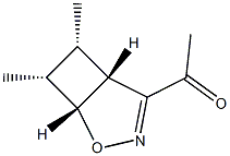 Ethanone, 1-[(1R,5R,6S,7R)-6,7-dimethyl-2-oxa-3-azabicyclo[3.2.0]hept-3-en- 구조식 이미지