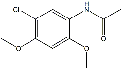 N-(5-chloro-2,4-dimethoxyphenyl)acetamide 구조식 이미지