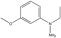 (1-(3-methoxyphenyl)ethyl)hydrazine Structure
