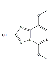 [1,2,4]Triazolo[1,5-c]pyrimidin-2-amine,8-ethoxy-5-methoxy-(9CI) Structure
