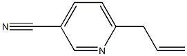 3-Pyridinecarbonitrile,6-(2-propenyl)-(9CI) Structure