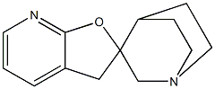 Spiro[1-azabicyclo[2.2.2]octane-3,2'(3'H)-furo[2,3-b]pyridine] 구조식 이미지