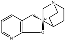 Spiro[1-azabicyclo[2.2.2]octane-3,2'(3'H)-furo[2,3-b]pyridine], (2'R)- 구조식 이미지