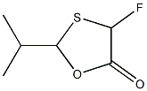 1,3-Oxathiolan-5-one,4-fluoro-2-(1-methylethyl)-(9CI) 구조식 이미지