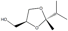 1,3-Dioxolane-4-methanol,2-methyl-2-(1-methylethyl)-,(2R,4R)-rel-(9CI) 구조식 이미지