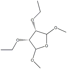 푸란,3,4-디에톡시테트라히드로-2,5-디메톡시-,(3R,4S)-rel-(9CI) 구조식 이미지