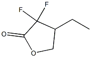 2(3H)-Furanone,4-ethyl-3,3-difluorodihydro-(9CI) 구조식 이미지