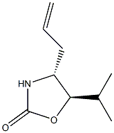 2-Oxazolidinone,5-(1-methylethyl)-4-(2-propenyl)-,(4R,5R)-rel-(9CI) Structure