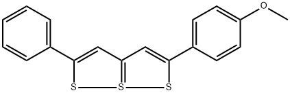 2-(4-Methoxyphenyl)-5-phenyl[1,2]dithiolo[1,5-b][1,2]dithiole-7-SIV 구조식 이미지