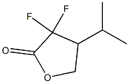 2(3H)-Furanone,3,3-difluorodihydro-4-(1-methylethyl)-(9CI) 구조식 이미지