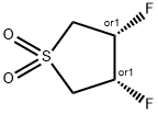 티오펜,3,4-디플루오로테트라히드로-,1,1-디옥사이드,(3R,4S)-rel-(9CI) 구조식 이미지