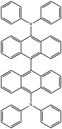 N10,N10,N10',N10'-tetraphenyl-9,9'-bianthracene-10,10'-diamine 구조식 이미지