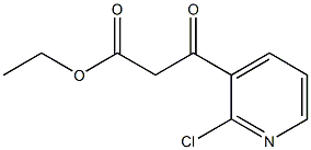 에틸3-(2-클로로피리딘-3-일)-3-옥소프로파노에이트 구조식 이미지