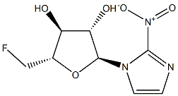 1-(5-DEOXY-5-FLUORO-Α-D-ARABINOFURANOSYL)-2-NITROIMIDAZOLE REFERENCE STANDARD FOR [18F]FAZA Structure