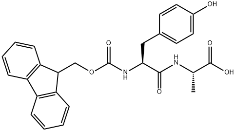 Fmoc-YA-OH Structure