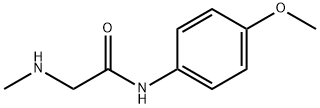 N-(4-methoxyphenyl)-2-(methylamino)acetamide 구조식 이미지