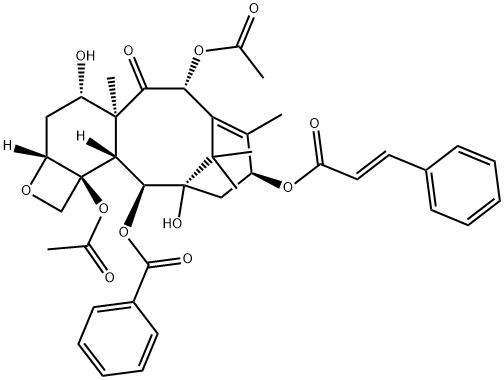 13-O-Cinnamoylbaccatin III Structure
