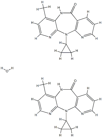 11-Cyclopropyl-5,11-dihydro-4-methyl-6H-dipyrido[3,2-b:2′,3′-e][1,4]diazepin-6-one Structure