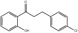 1-Propanone, 3-(4-chlorophenyl)-1-(2-hydroxyphenyl)- 구조식 이미지