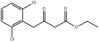 ethyl 4-(2,6-dichlorophenyl)-3-oxobutanoate 구조식 이미지