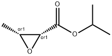 Oxiranecarboxylic acid, 3-methyl-, 1-methylethyl ester, (2R,3R)-rel- (9CI) Structure