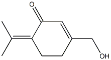 2-Cyclohexen-1-one,3-(hydroxymethyl)-6-(1-methylethylidene)-(9CI) 구조식 이미지