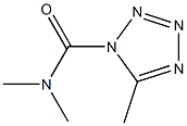1H-테트라졸-1-카르복스아미드,N,N,5-트리메틸-(9CI) 구조식 이미지