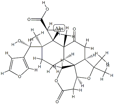 리모노산3,19-락톤 구조식 이미지