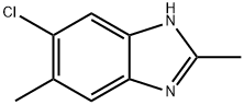 1H-벤지미다졸,5-클로로-2,6-디메틸-(9CI) 구조식 이미지