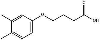4-(3,4-dimethylphenoxy)butanoic acid 구조식 이미지