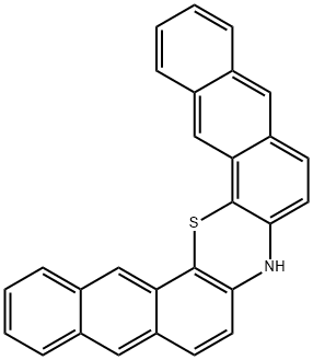 8H-디나프토2,3-c:2,3-hphenothiazine 구조식 이미지