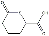 2H-Thiopyran-2-carboxylicacid,tetrahydro-6-oxo-(9CI) Structure