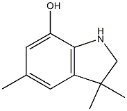 1H-Indol-7-ol,2,3-dihydro-3,3,5-trimethyl-(9CI) 구조식 이미지