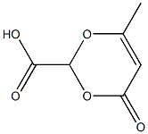 4H-1,3-Dioxin-2-carboxylicacid,6-methyl-4-oxo-(9CI) 구조식 이미지