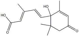 (±)-trans,trans-ABSCISIC ACID (ttABA) Structure