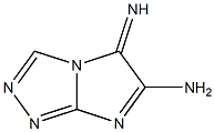 5H-Imidazo[2,1-c]-1,2,4-triazol-6-amine,5-imino-(9CI) Structure