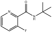 2-피리딘카르복스아미드,N-(1,1-디메틸에틸)-3-플루오로-(9CI) 구조식 이미지