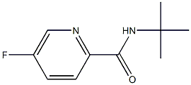 2-Pyridinecarboxamide,N-(1,1-dimethylethyl)-5-fluoro-(9CI) Structure