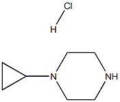 1-cyclopropylpiperazine hydrochloride Structure