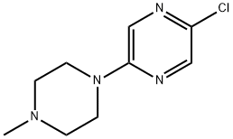 2-chloro-5-(4-methylpiperazin-1-yl)pyrazine 구조식 이미지