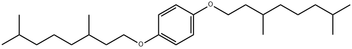 1 4-BIS((3 7'-DIMETHYLOCTYL)OXY)BENZENE& Structure