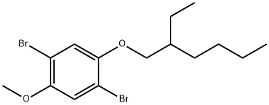 Benzene, 1,4-dibromo-2-[(2-ethylhexyl)oxy]-5-methoxy- Structure