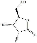D-Ribonic acid, 2-deoxy-2-fluoro-, gamma-lactone (9CI) Structure