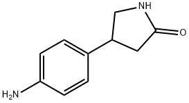 4-(4-Amino-phenyl)-pyrrolidin-2-one 구조식 이미지