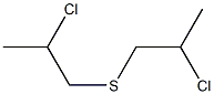 BIS(2-클로로프로필설파이드) 구조식 이미지