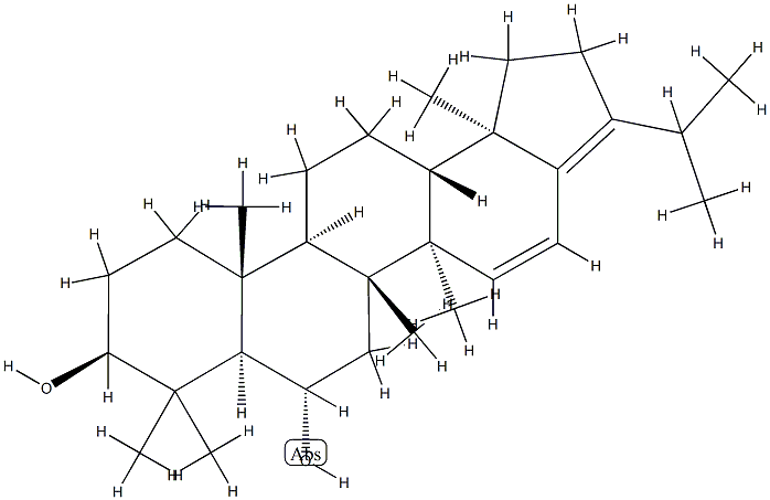 A'-Neogammacera-15,17(21)-diene-3β,6α-diol Structure