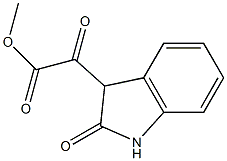 2,3-디하이드로-α,2-디옥소-1H-인돌-3-아세트산메틸에스테르 구조식 이미지