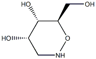 2H-1,2-Oxazine-4,5-diol, tetrahydro-6-(hydroxymethyl)-, (4R,5R,6S)-rel- (9CI) 구조식 이미지