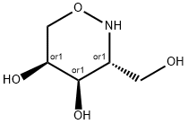 2H-1,2-Oxazine-4,5-diol, tetrahydro-3-(hydroxymethyl)-, (3R,4R,5S)-rel- (9CI) Structure