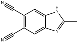 1H-Benzimidazole-5,6-dicarbonitrile,2-methyl-(9CI) Structure